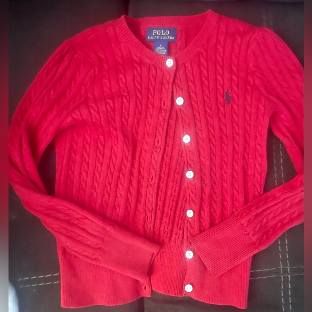 Ralph Lauren Polo Sweater Red